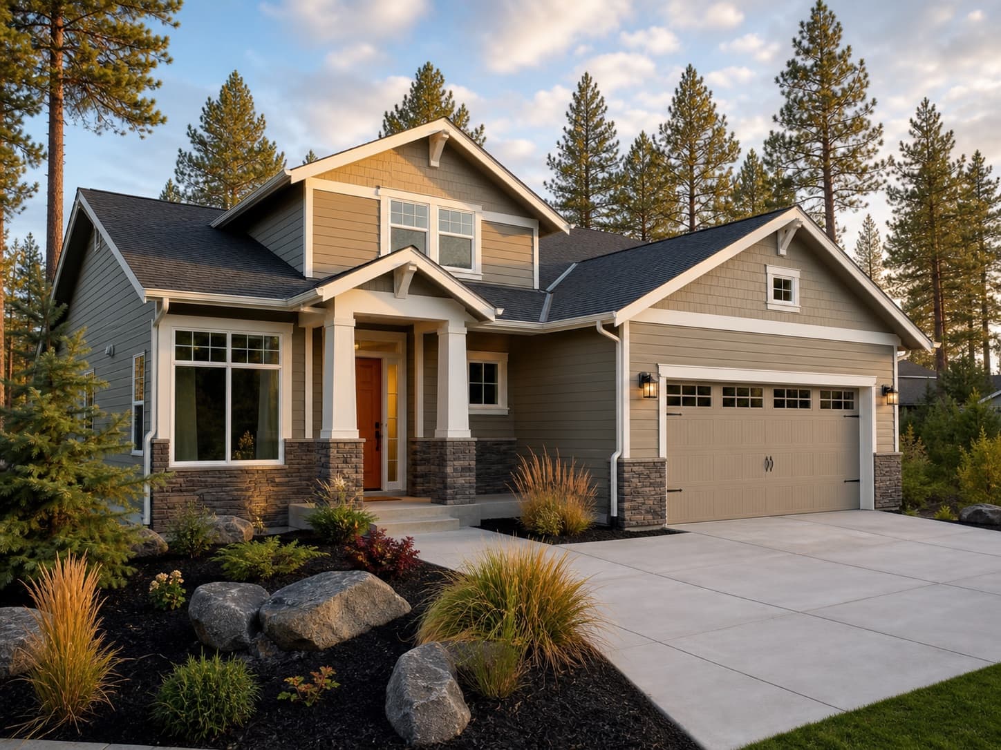 Finished exterior repaint in Spokane